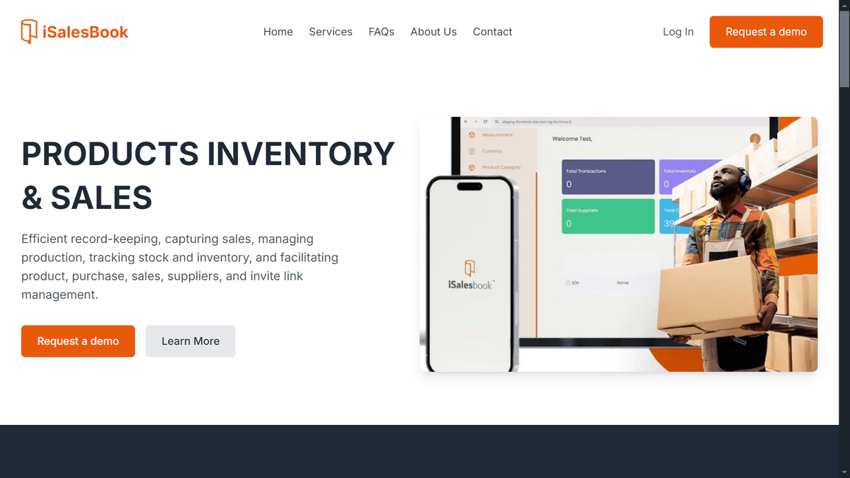 Isalesbook.com - Inventory and Sales management app